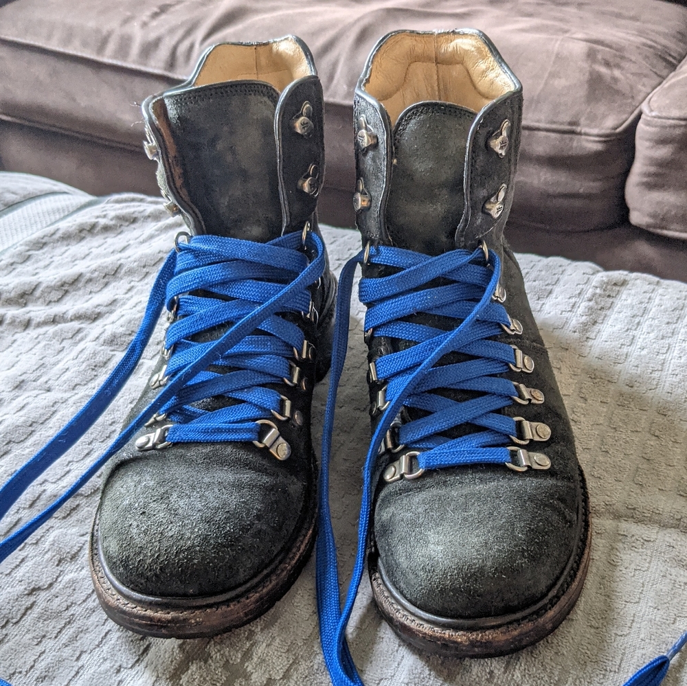 FRYE men's suede workboots